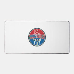 Conception de badge vintage patriotique d'équipe d