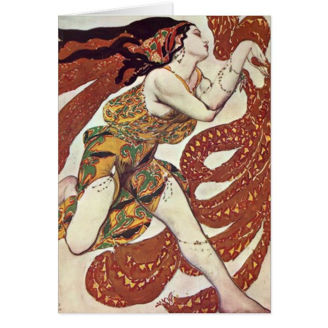 Conception de Bakst-Costume de Léon pour une (Devant)