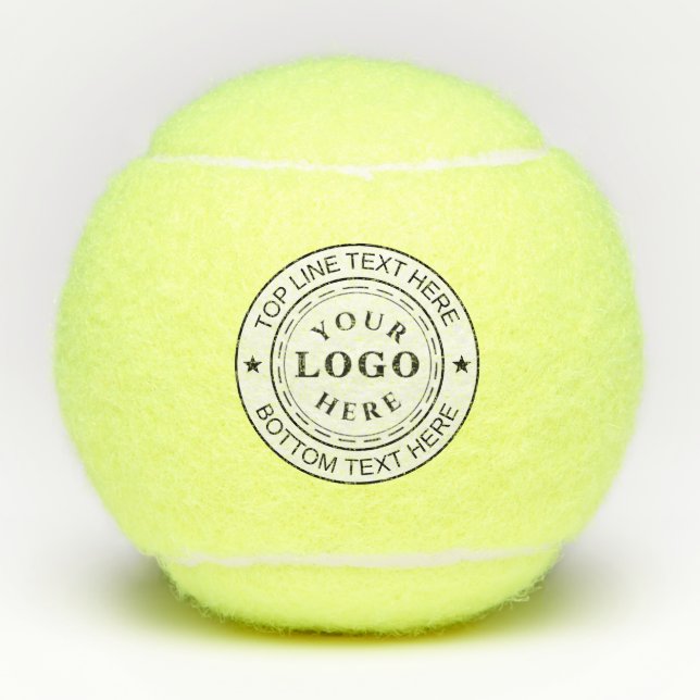 Conception de balles de tennis élégantes avec text (Devant)