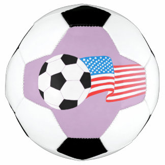 Conception de ballon de football de couleur violet