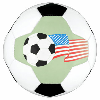 Conception de ballon de football vert sauge avec d
