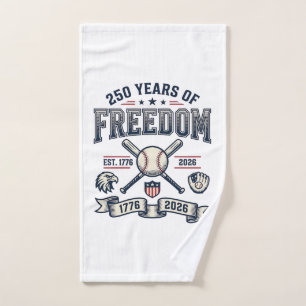 Conception de baseball patriotique 250 ans de libe