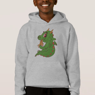 Conception de bébé dragon mangeant une délicieuse 