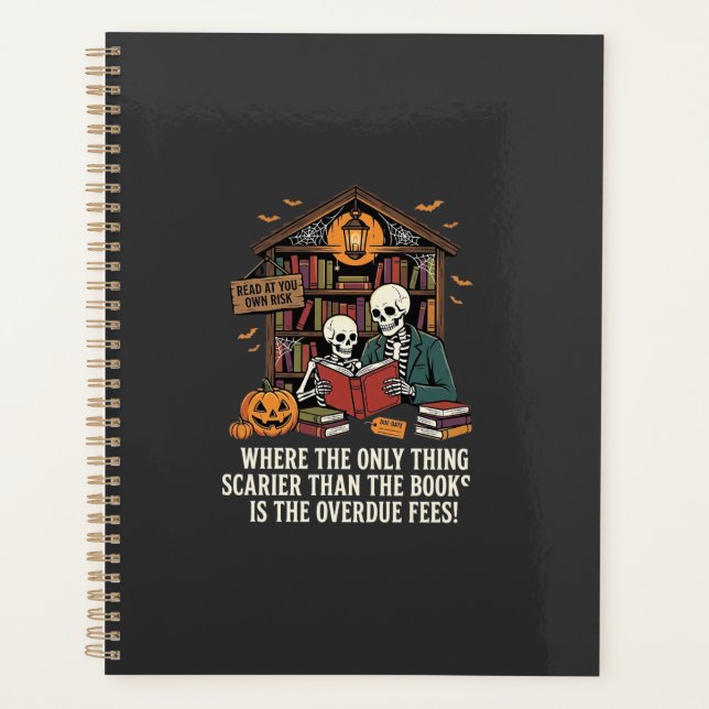 Conception de bibliothèque de squelette d'Hallowee (Devant)