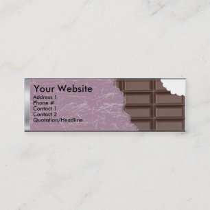 conception de bonbons Cartes de visite fines