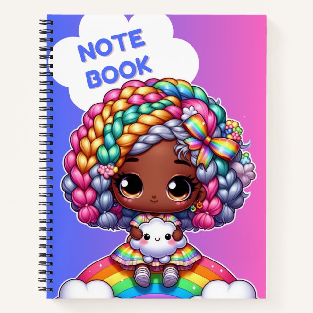 Conception de cahier mignon pour fille / Chibi  (Devant)