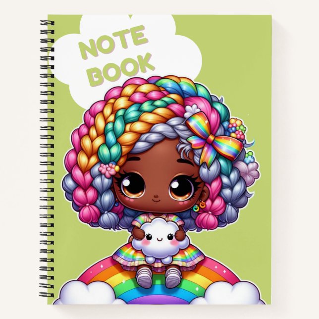 Conception de cahier mignon pour fille / Chibi  (Devant)