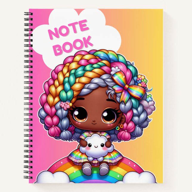 Conception de cahier mignon pour fille / Chibi  (Devant)