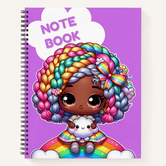 Conception de cahier mignon pour filles / Chibi  (Devant)