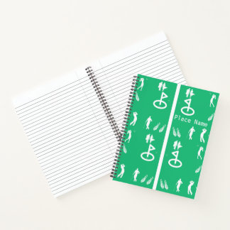 CONCEPTION DE CARNET GOLF SPIRAL