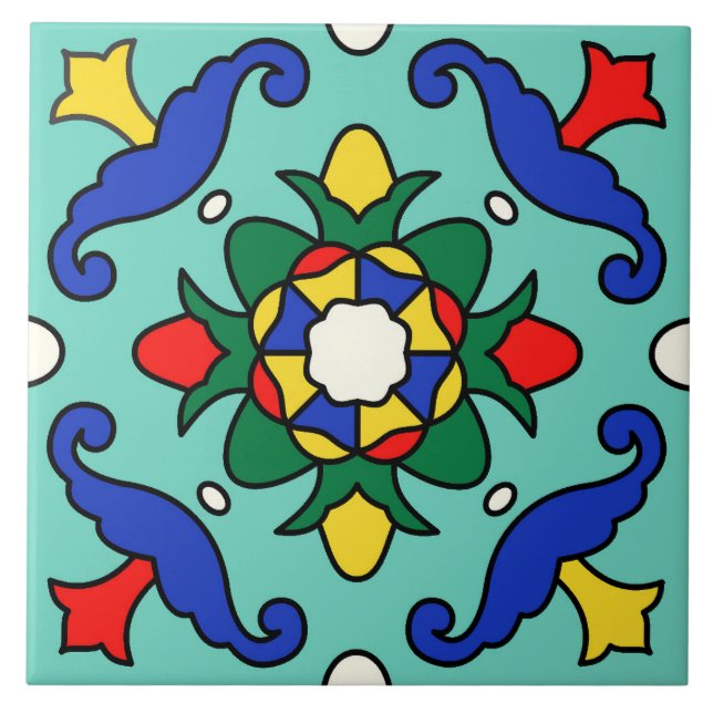 Conception de carreaux en céramique Vintage Catali (Devant)