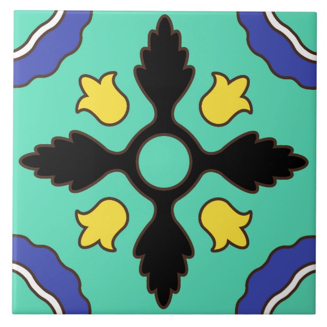 Conception de carreaux en céramique Vintage Catali (Devant)