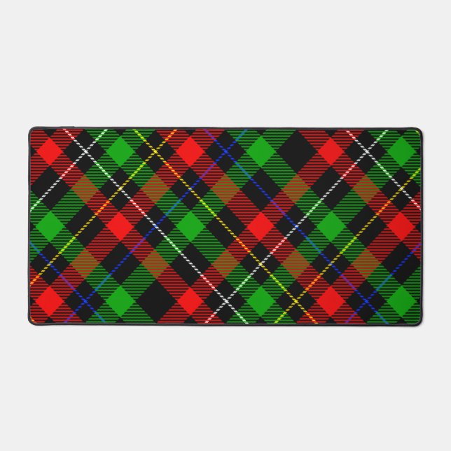 Conception de carreaux en flanelle rouge vert blan (Recto)