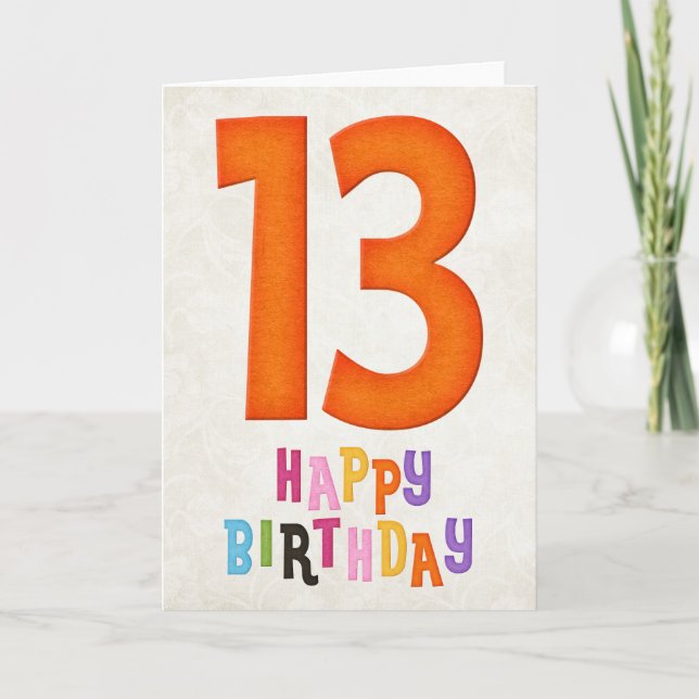 Conception de carte de bon anniversaire pour les 1 (Devant)