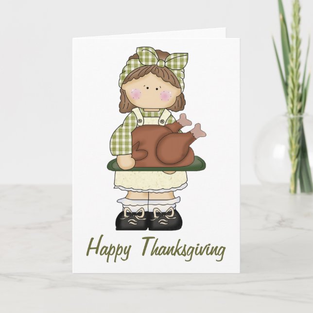 Conception de carte de Thanksgiving Lil Darling 1 (Devant)