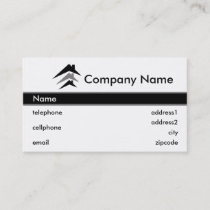 Conception de carte de visite de bâtiment ou de
