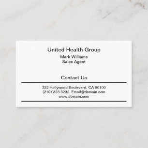 Conception de carte de visite pour les services de