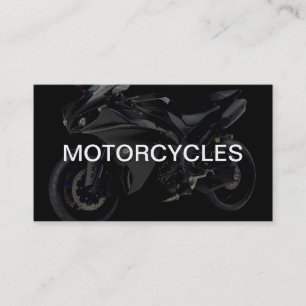 Conception de carte de visite pour motos