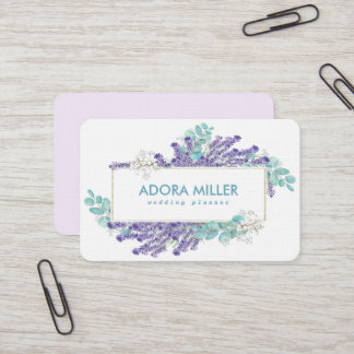 Conception de Carte de visite professionnel Lavend