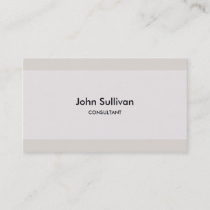Conception de carte de visite standard simple en
