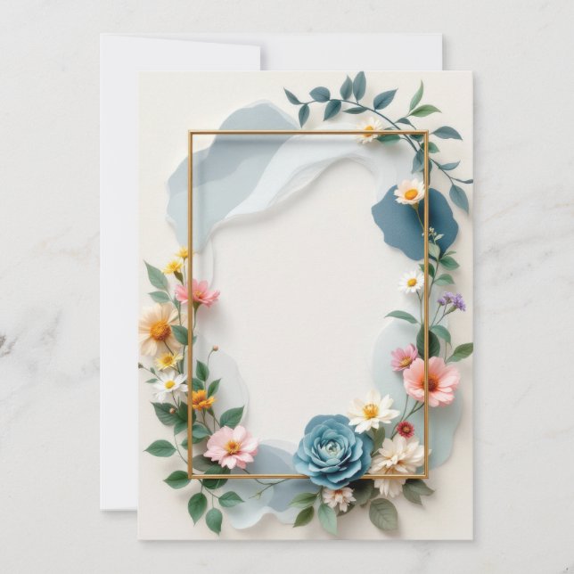 Conception de carte d'invitation de PREMIUM (Devant)