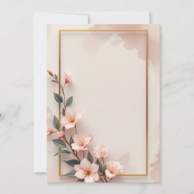 Conception de carte d'invitation PREMIUM (Devant)