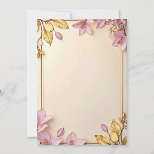 Conception de carte d'invitation PREMIUM (Devant)