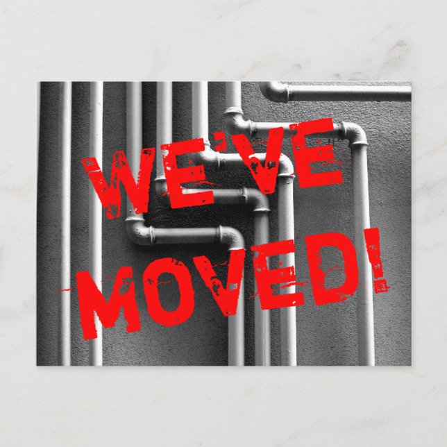 Conception de carte postale mobile du pipeline de  (Devant)