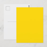 Conception de carte postale personnalisée jaune vi