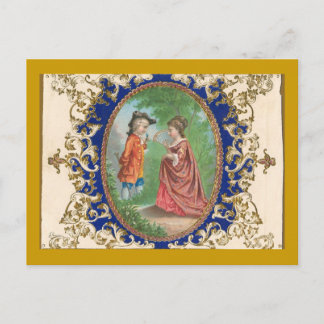 Conception de carte postale vintage