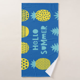 Conception de carte Vintage ananas amusante