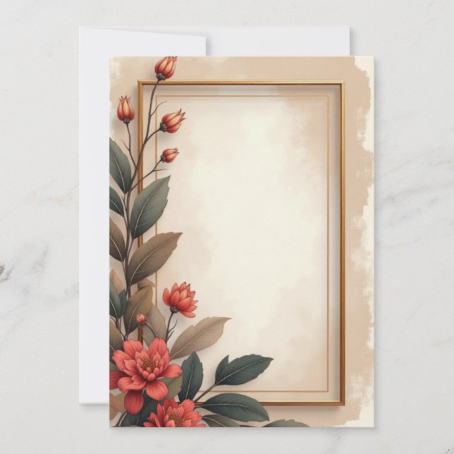 Conception de Cartes d'Invitation PREMIUM (Devant)