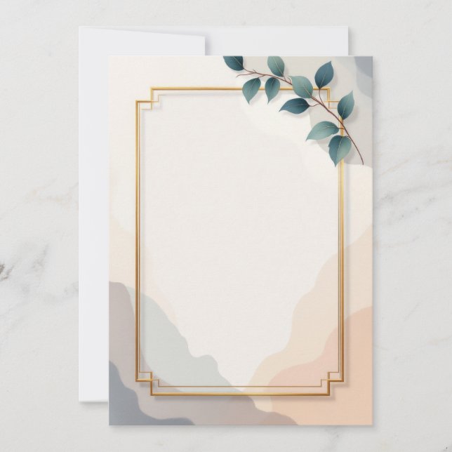Conception de Cartes d'Invitation PREMIUM (Devant)