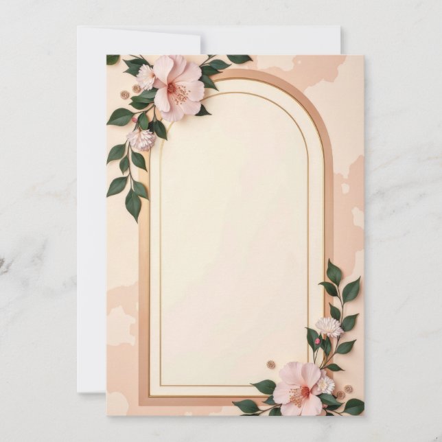 Conception de Cartes d'Invitation PREMIUM (Devant)