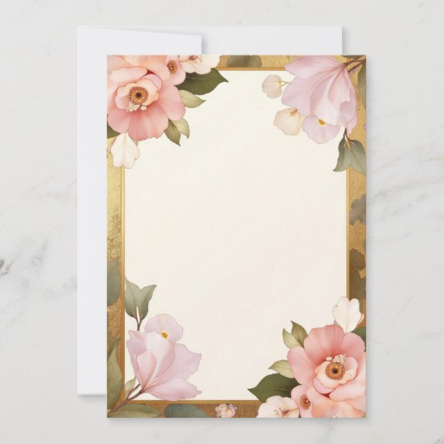 Conception de Cartes d'Invitation PREMIUM (Devant)