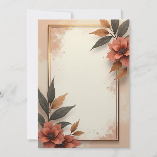 Conception de Cartes d'Invitation PREMIUM (Devant)