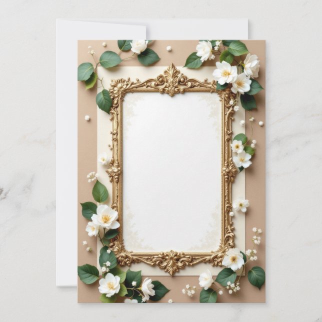 Conception de Cartes d'Invitation PREMIUM (Devant)