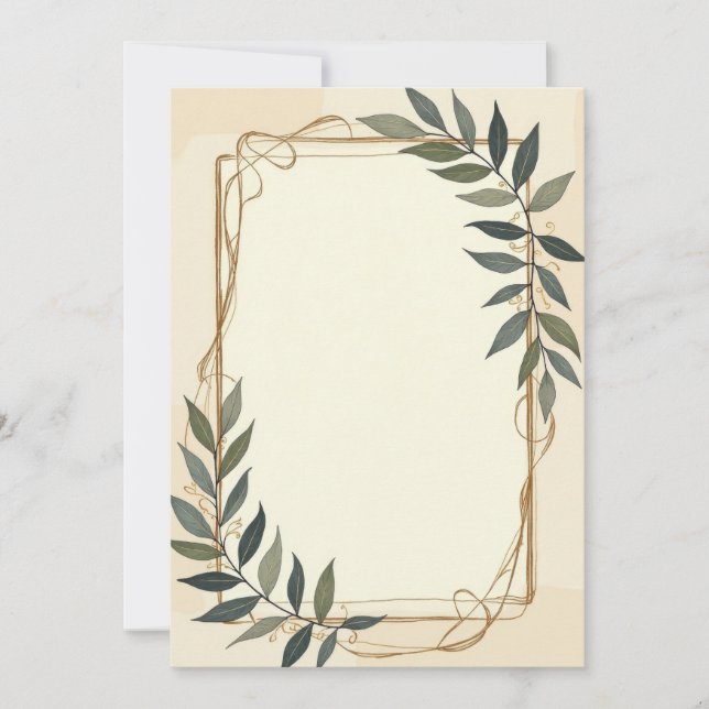 Conception de Cartes d'Invitation PREMIUM (Devant)