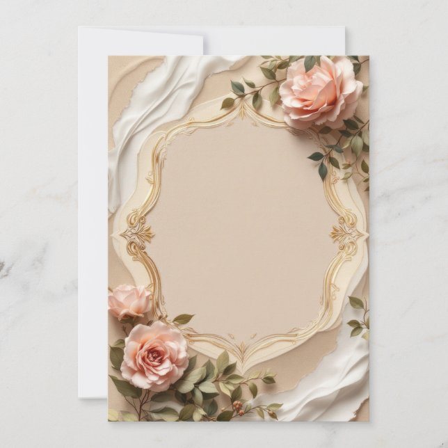 Conception de Cartes d'Invitation PREMIUM (Devant)