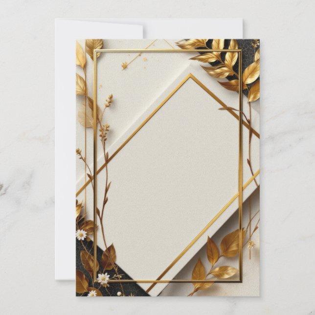 Conception de Cartes d'Invitation PREMIUM (Devant)