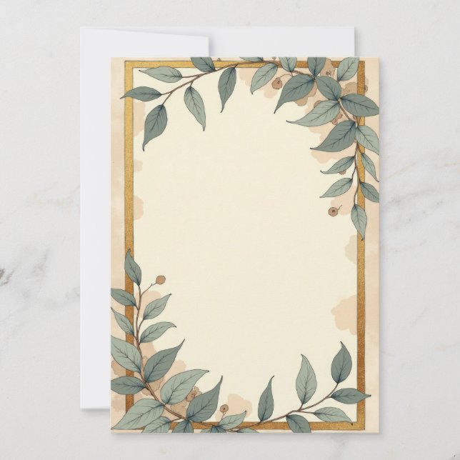 Conception de Cartes d'Invitation PREMIUM (Devant)