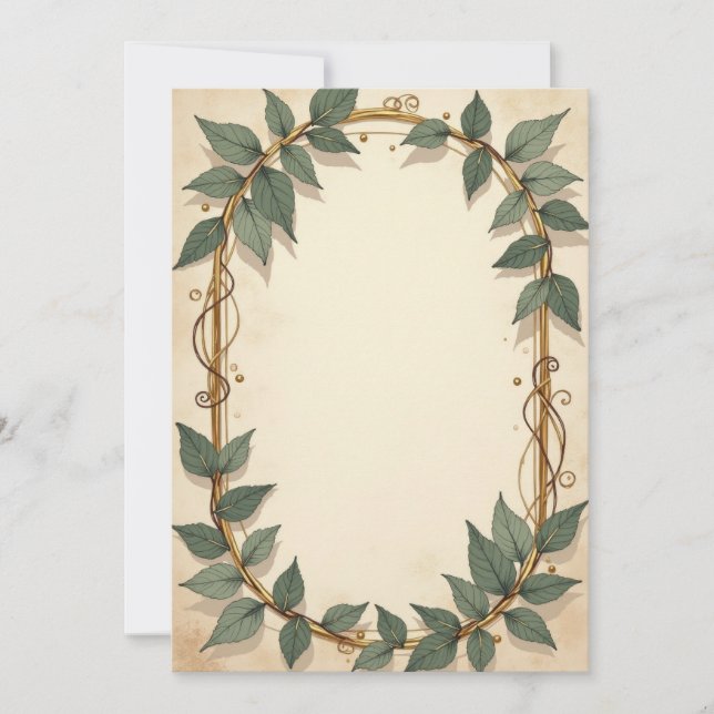 Conception de Cartes d'Invitation PREMIUM (Devant)