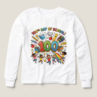 Conception de célébration colorée du 100e jour d'é
