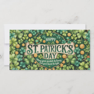 Conception de célébration du trèfle irlandais