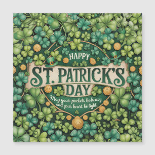 Conception de célébration du trèfle irlandais