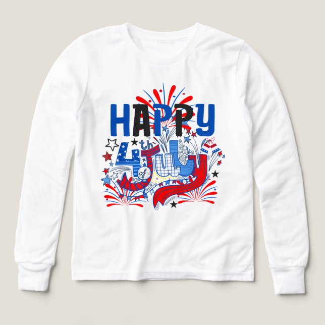 Conception de célébration patriotique du 4 juillet (Motif recto)