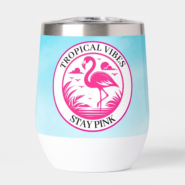 Conception de cercle d'été flamant rose-68730 (Avant)