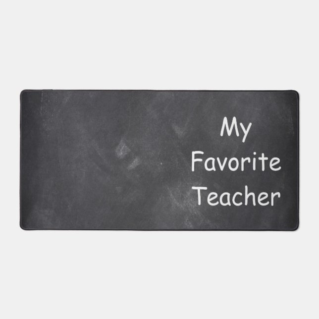 Conception de Chalkboard de l'enseignant préféré (Recto)