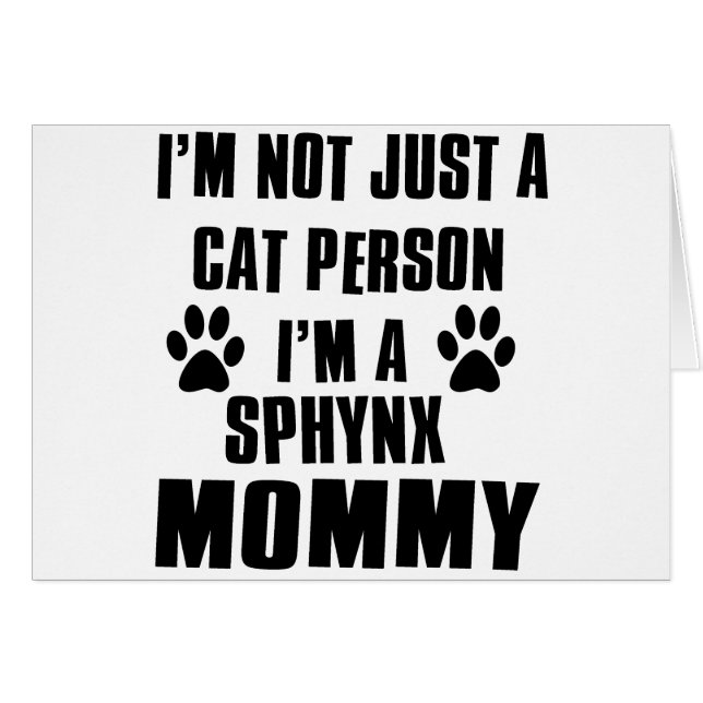 Conception de chat de chemises de Sphynx (Devant horizontal)