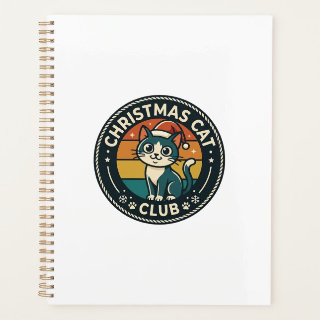 Conception de chat de Noël chaton mignon - Club de (Devant)